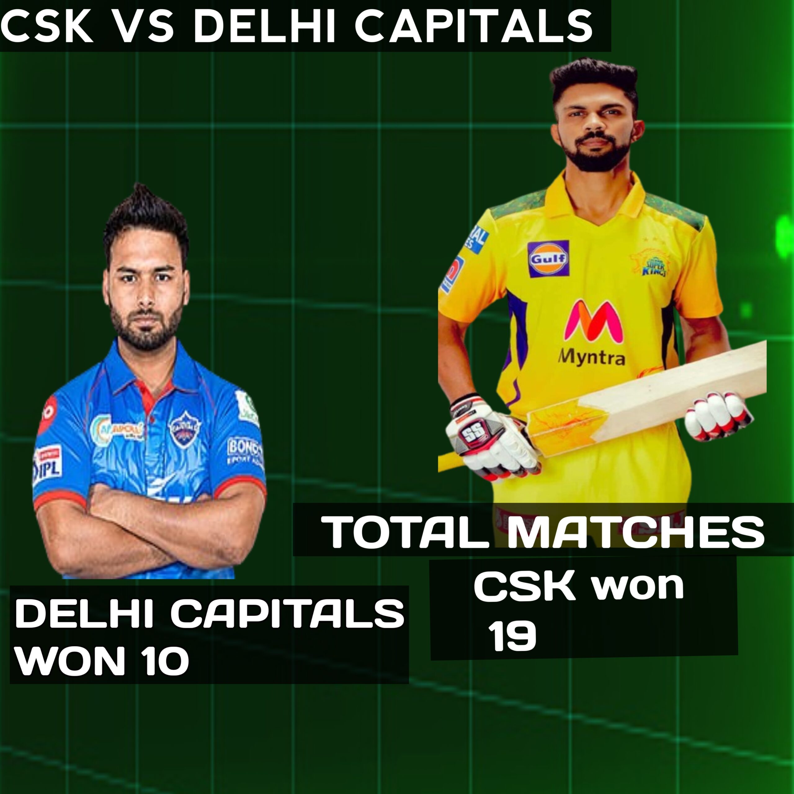 CSK VS Delhi capitals 