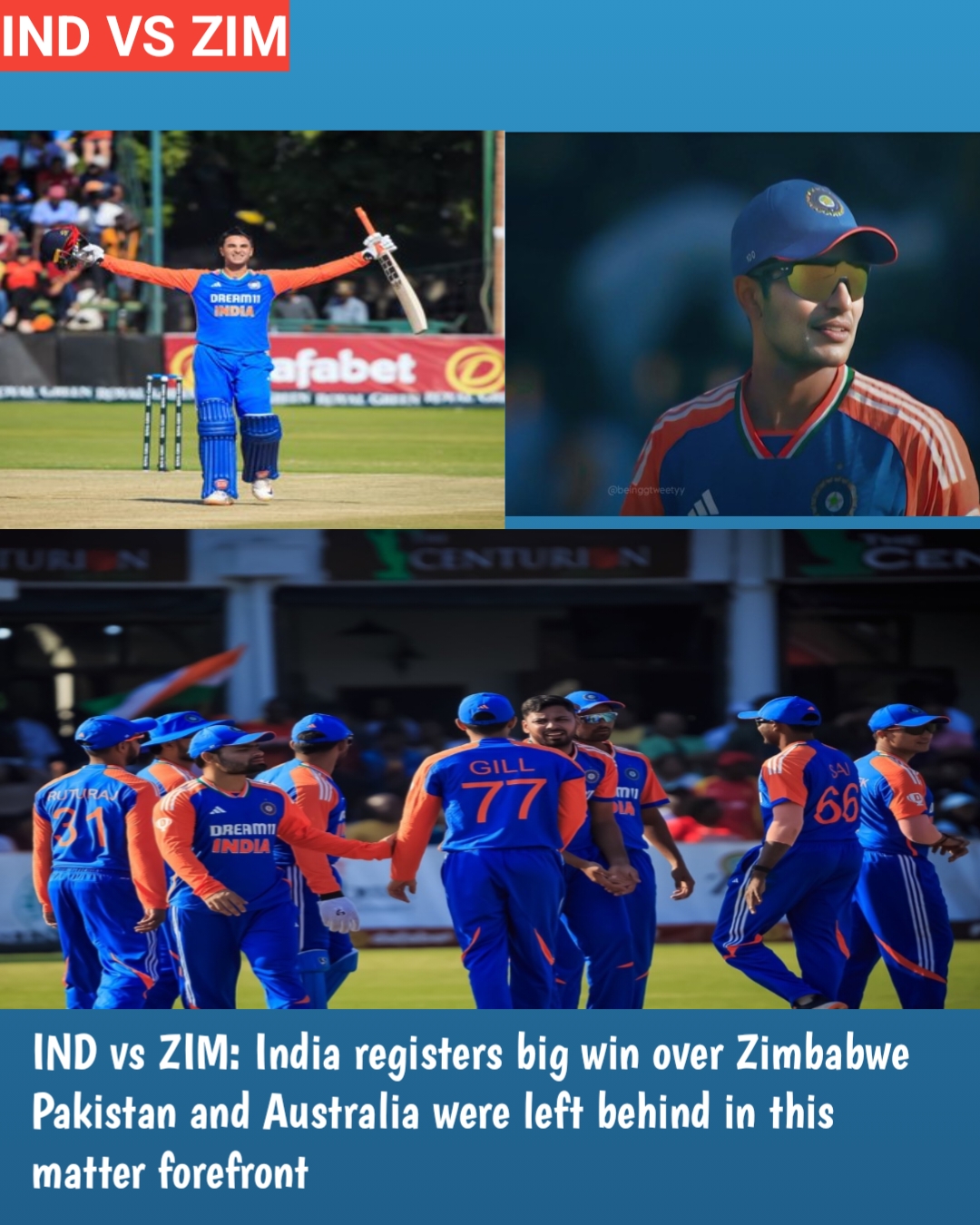 IND VS Zimbabwe