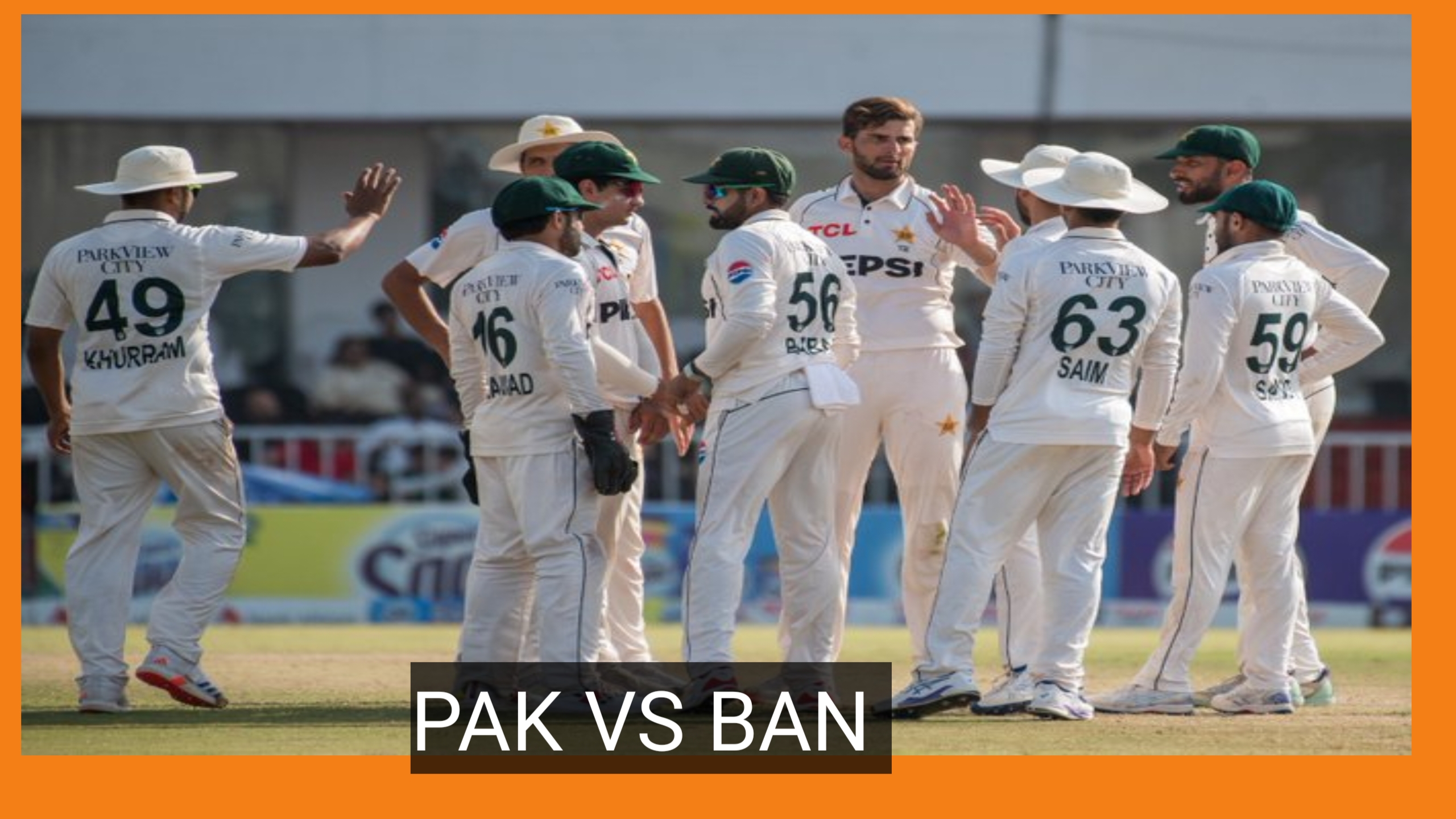 Pak VS Ban image source twitter