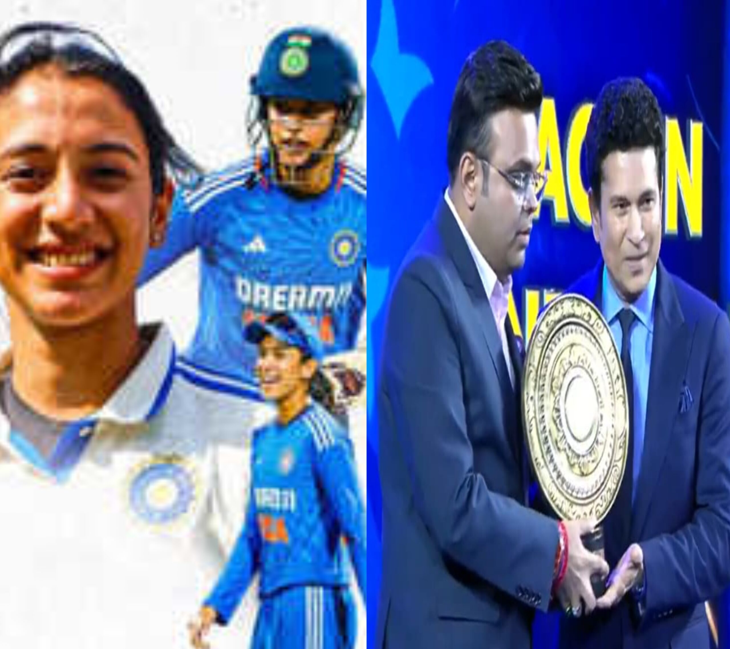 Smriti Mandhana,Sachin Tendulkar